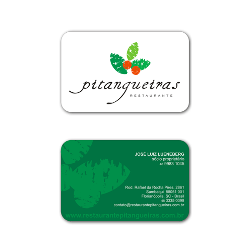 Cartão Restaurante Pitangueiras-Rolf Ruhland
